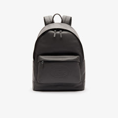 Men's L.12.12 Casual Embossed Lettering Leather Backpack / Lacoste