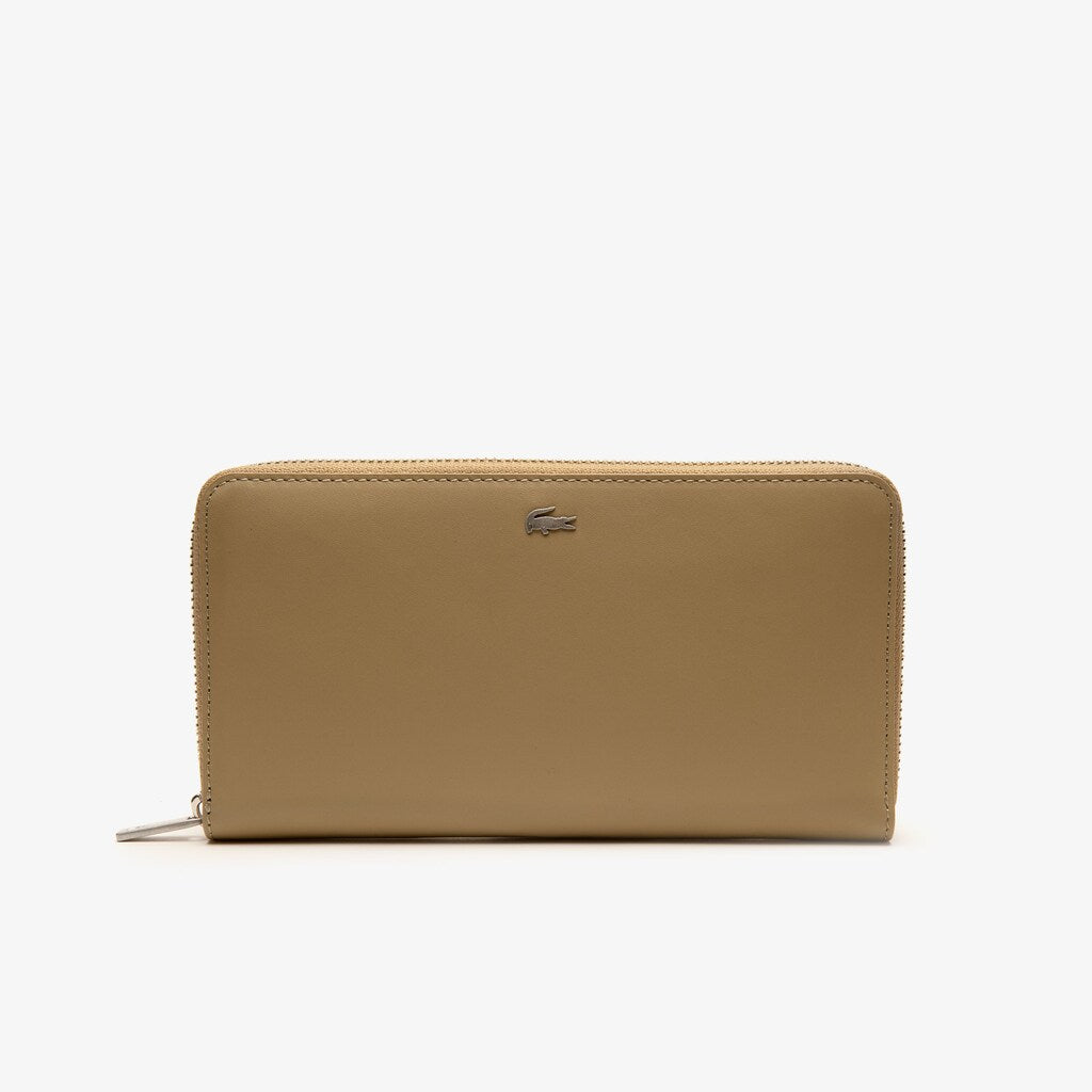 Men's Fitzgerald Zip Colorblock Leather 6 Card Wallet / Lacoste