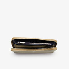 Men's Fitzgerald Zip Colorblock Leather 6 Card Wallet / Lacoste
