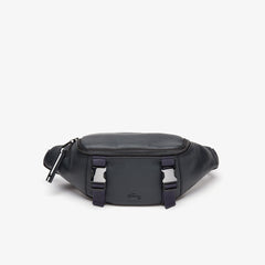 Men's Altitude Grained Leather Zip Fanny Pack / Lacoste
