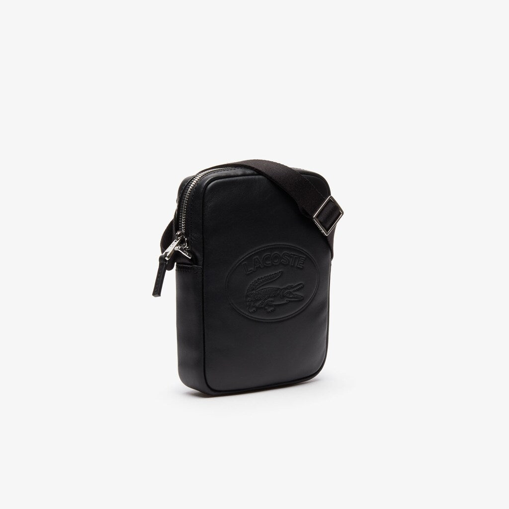 Men's L.12.12 Leather Camera Bag / Lacoste