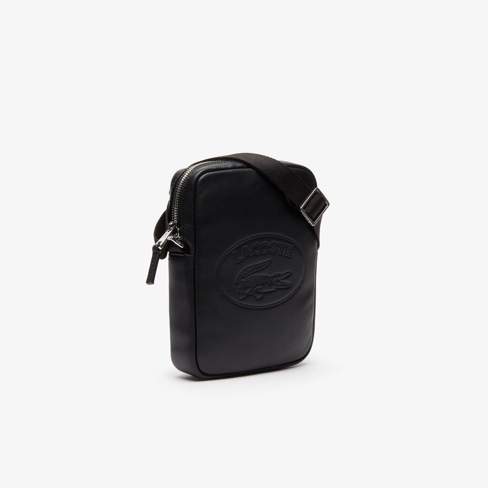 Men's L.12.12 Leather Camera Bag / Lacoste