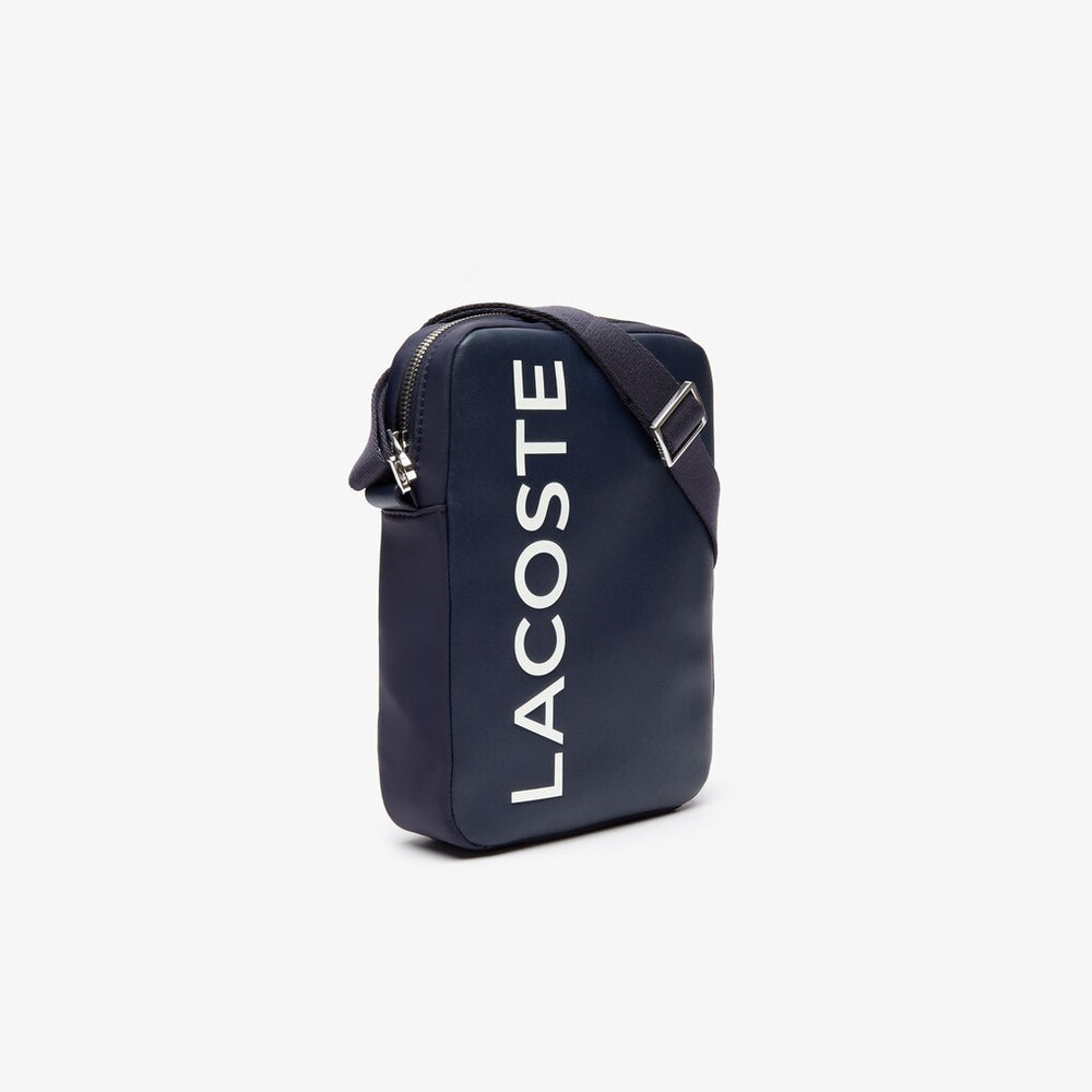Men's L.12.12 Signature Leather Vertical Bag / Lacoste