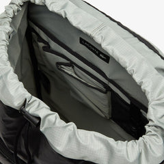 Men's Altitude Drawstring Flap Nylon Backpack / Lacoste