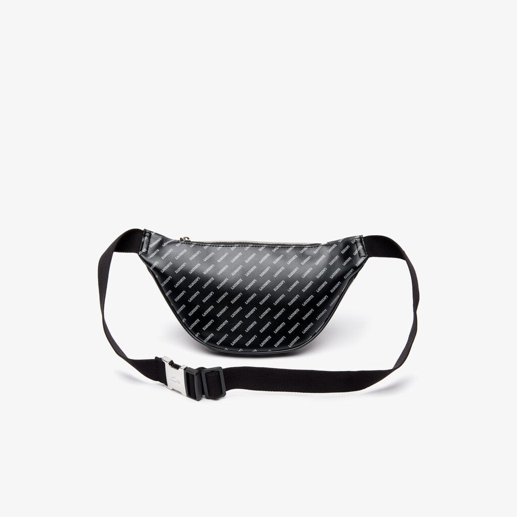 Men's Lacoste LIVE Coated Print Canvas Belt Bag / Lacoste