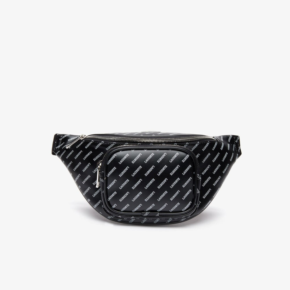 Men's Lacoste LIVE Coated Print Canvas Belt Bag / Lacoste