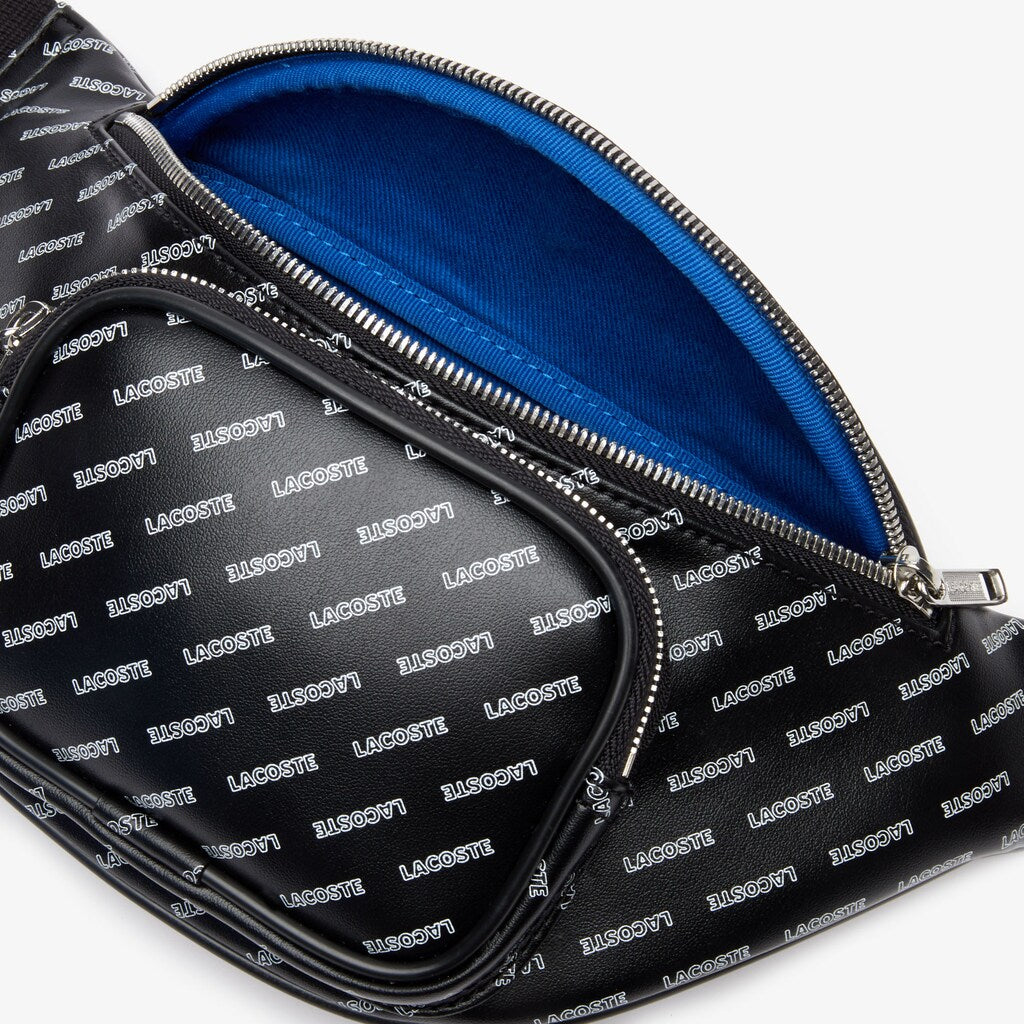 Men's Lacoste LIVE Coated Print Canvas Belt Bag / Lacoste