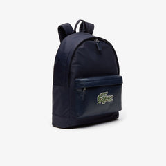 Men's L.12.12 Croco Magic Leather and Canvas Backpack / Lacoste