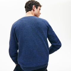 Men's V-neck Cotton Piqué Sweater / Lacoste