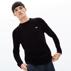 Men's LIVE Crew Neck Cashmere And Cotton Sweater / Lacoste