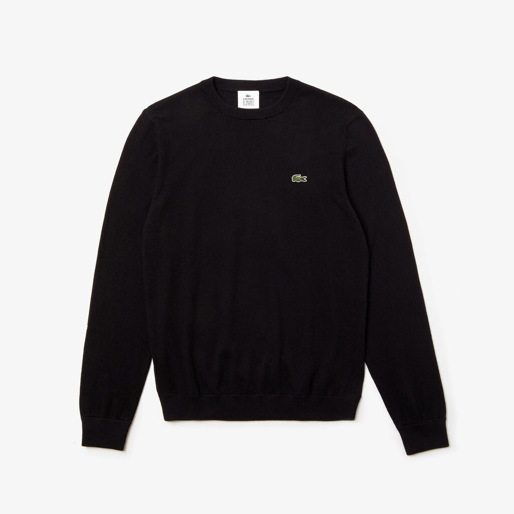 Men's LIVE Crew Neck Cashmere And Cotton Sweater / Lacoste