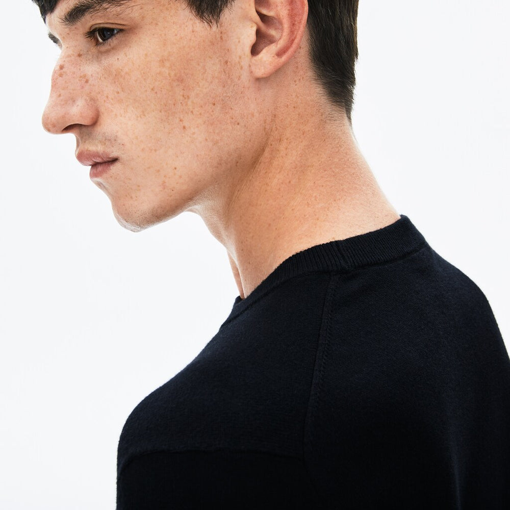 Men's LIVE Crew Neck Cashmere And Cotton Sweater / Lacoste