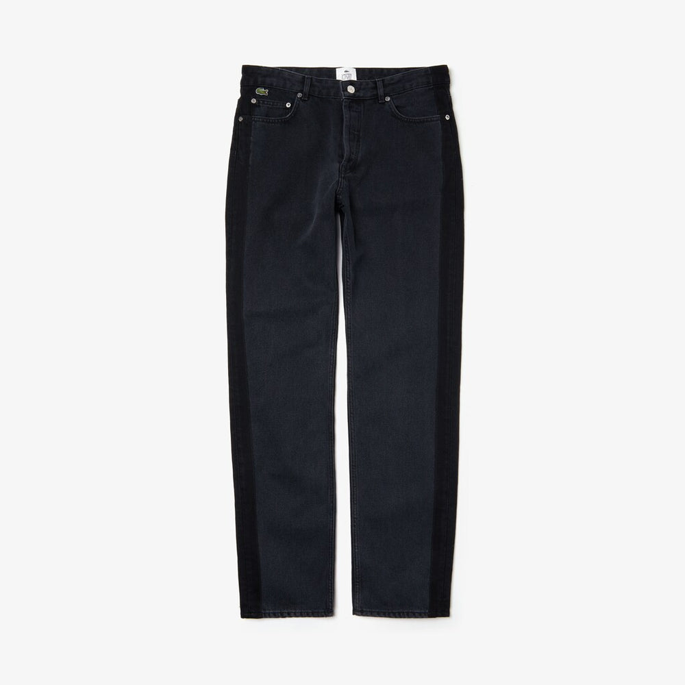 Men's LIVE Straight Cut 5-Pocket Cotton Jeans / Lacoste