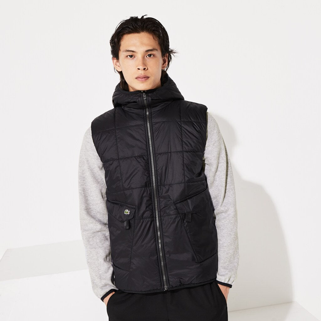 Men's SPORT Hooded Reversible Dual-Tone Jacket / Lacoste