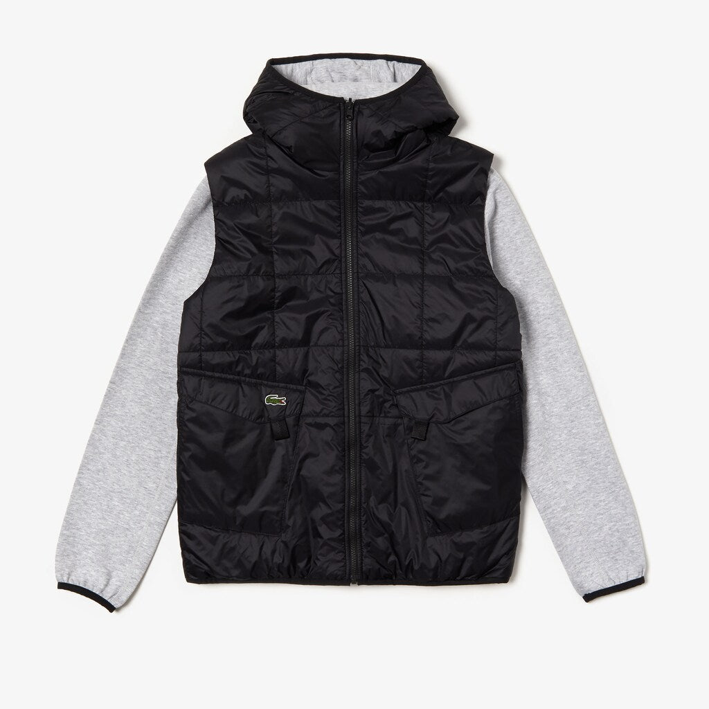 Men's SPORT Hooded Reversible Dual-Tone Jacket / Lacoste