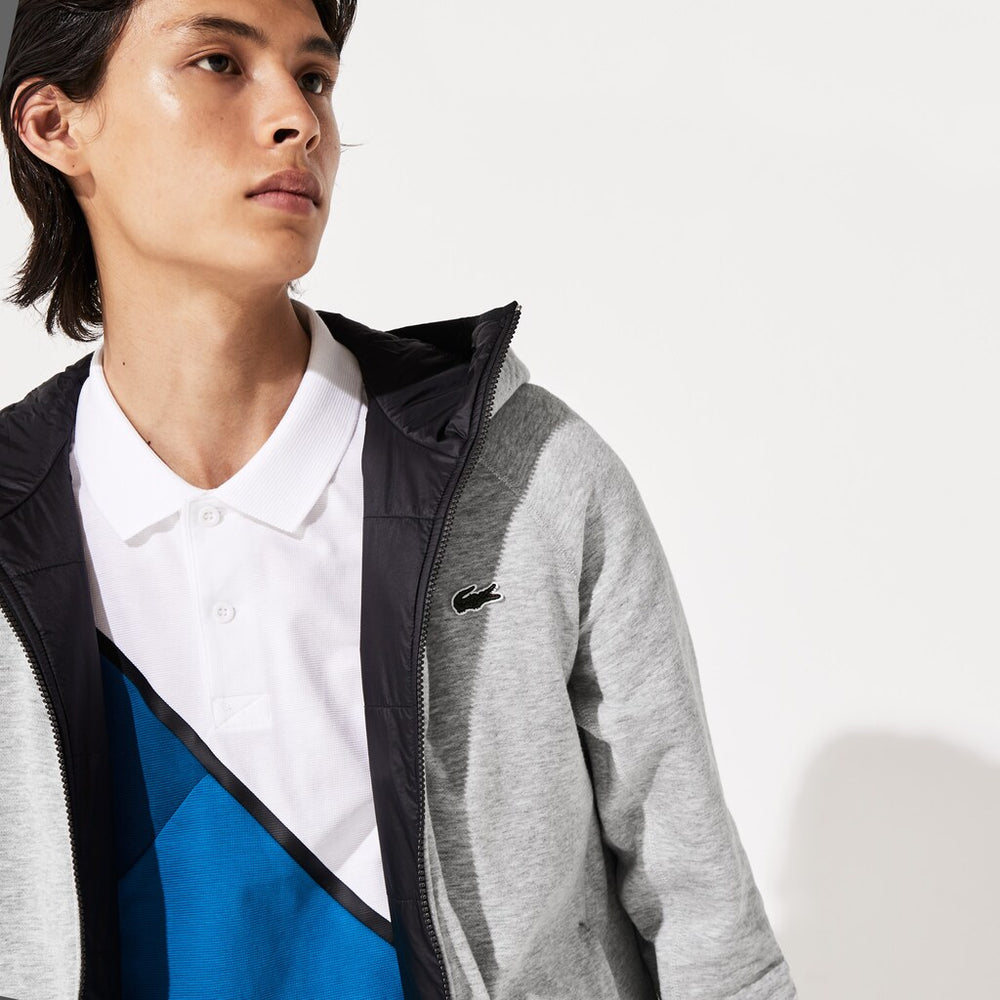 Men's SPORT Hooded Reversible Dual-Tone Jacket / Lacoste