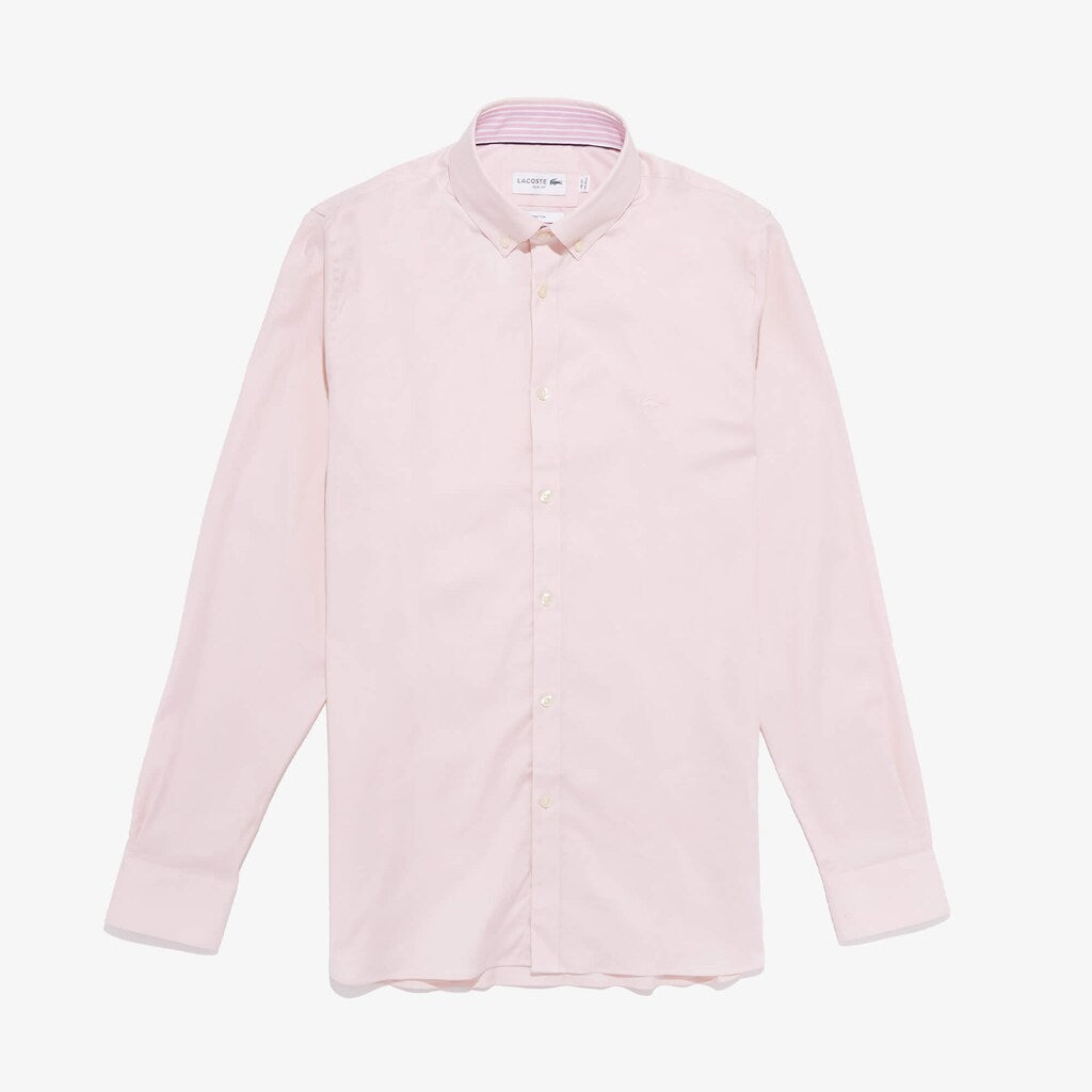 Men's Slim Fit Stretch Cotton Shirt / Lacoste