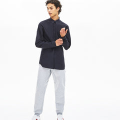 Men's Motion Ergonomic Paneled Stretch Cotton Shirt / Lacoste