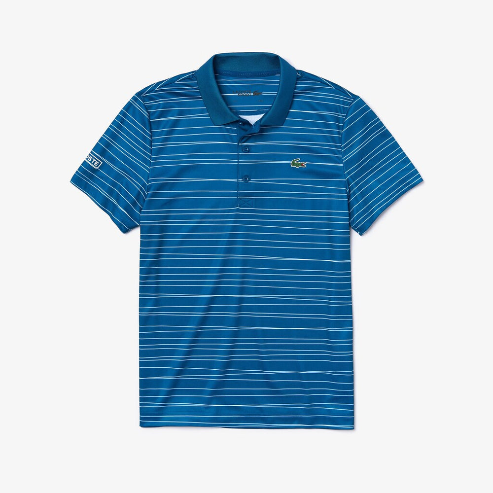 Men's SPORT Striped Breathable Piqué Tennis Polo / Lacoste