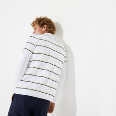 Men's SPORT Striped Breathable Jersey Golf Polo / Lacoste