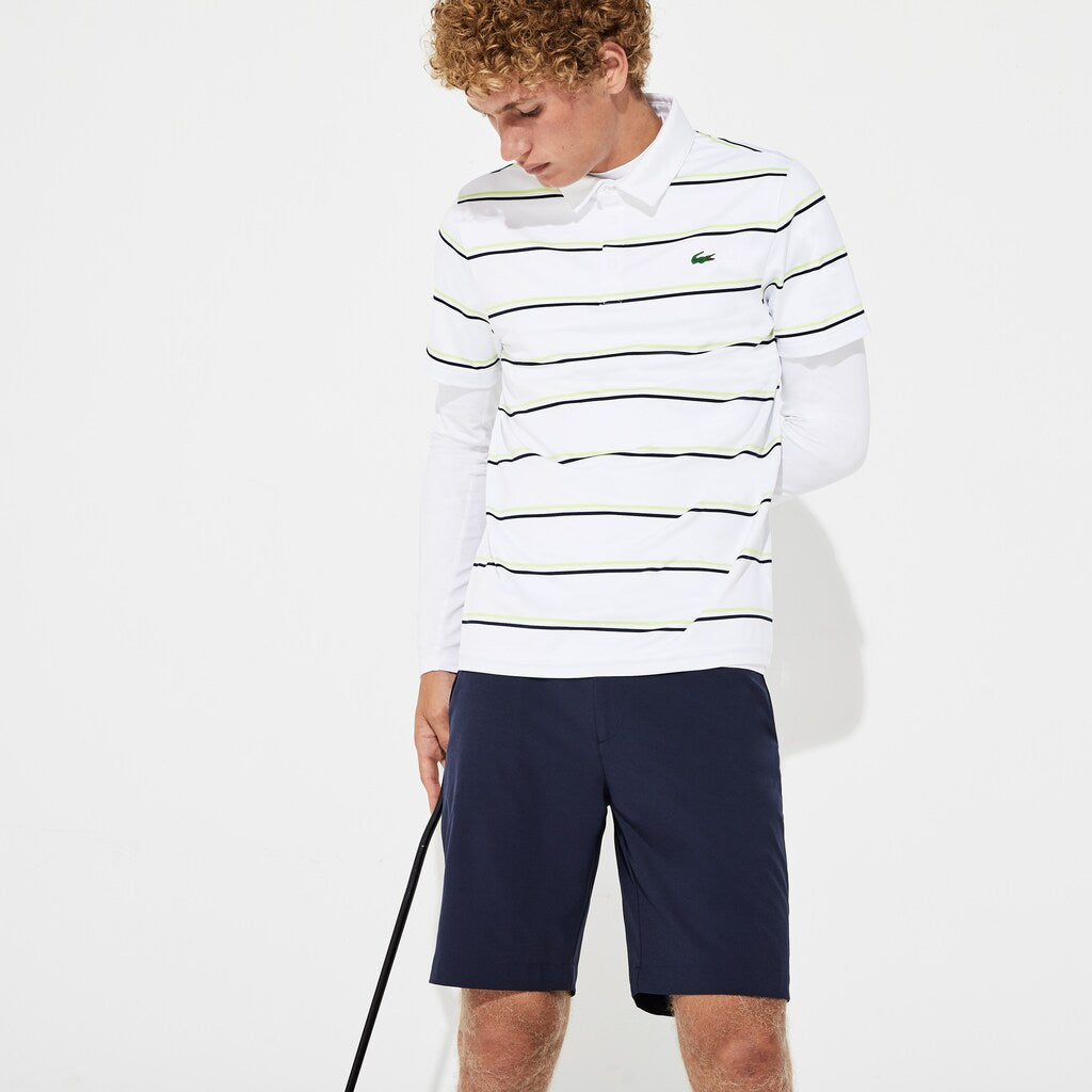 Men's SPORT Striped Breathable Jersey Golf Polo / Lacoste