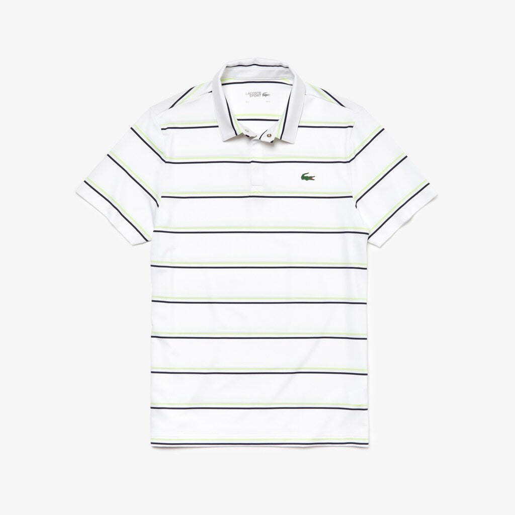 Men's SPORT Striped Breathable Jersey Golf Polo / Lacoste