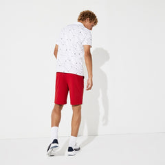 Men's SPORT Print Breathable Stretch Jersey Golf Polo / Lacoste