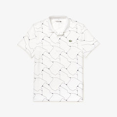 Men's SPORT Print Breathable Stretch Jersey Golf Polo / Lacoste