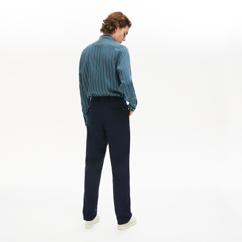 Men's Pleat-Front Twill Chinos / Lacoste