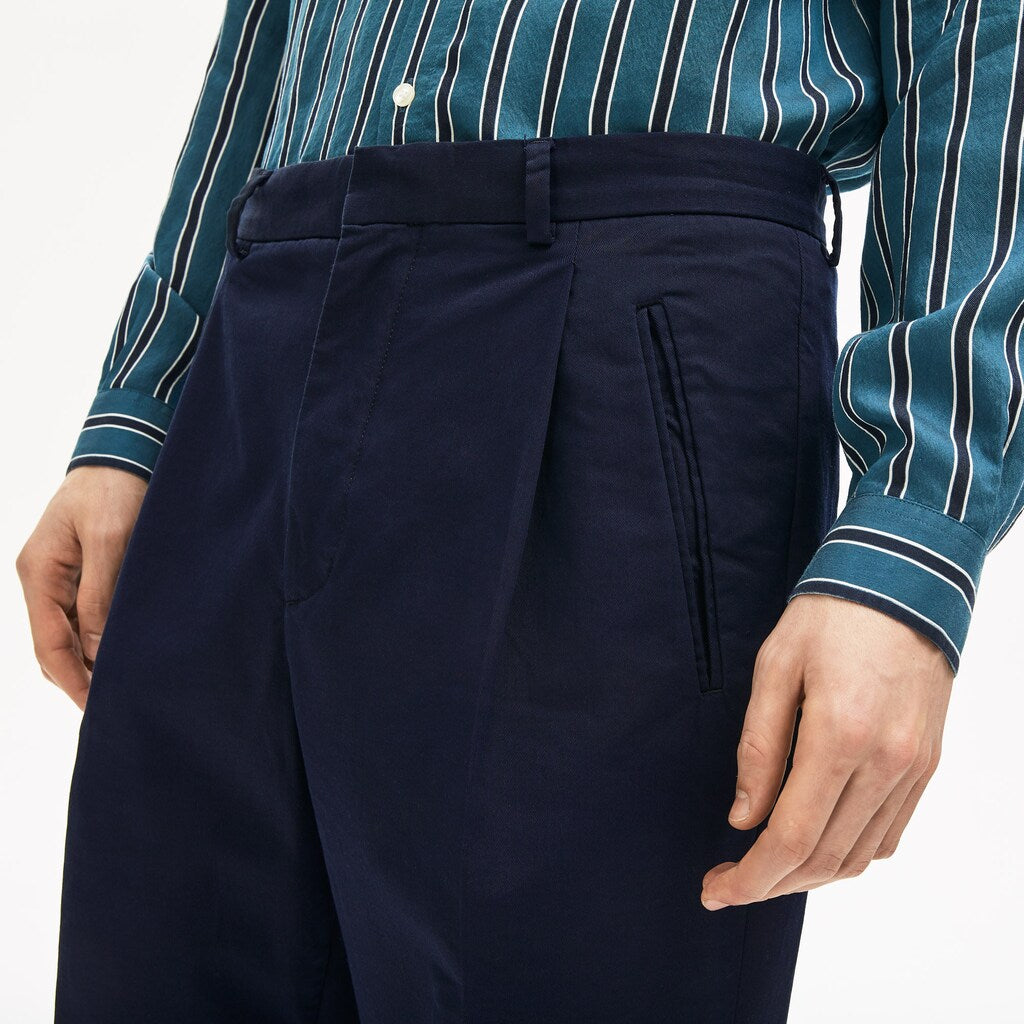 Men's Pleat-Front Twill Chinos / Lacoste