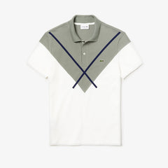 Men's Made In France Jacquard Cotton Piqué Polo Shirt / Lacoste