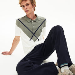Men's Made In France Jacquard Cotton Piqué Polo Shirt / Lacoste