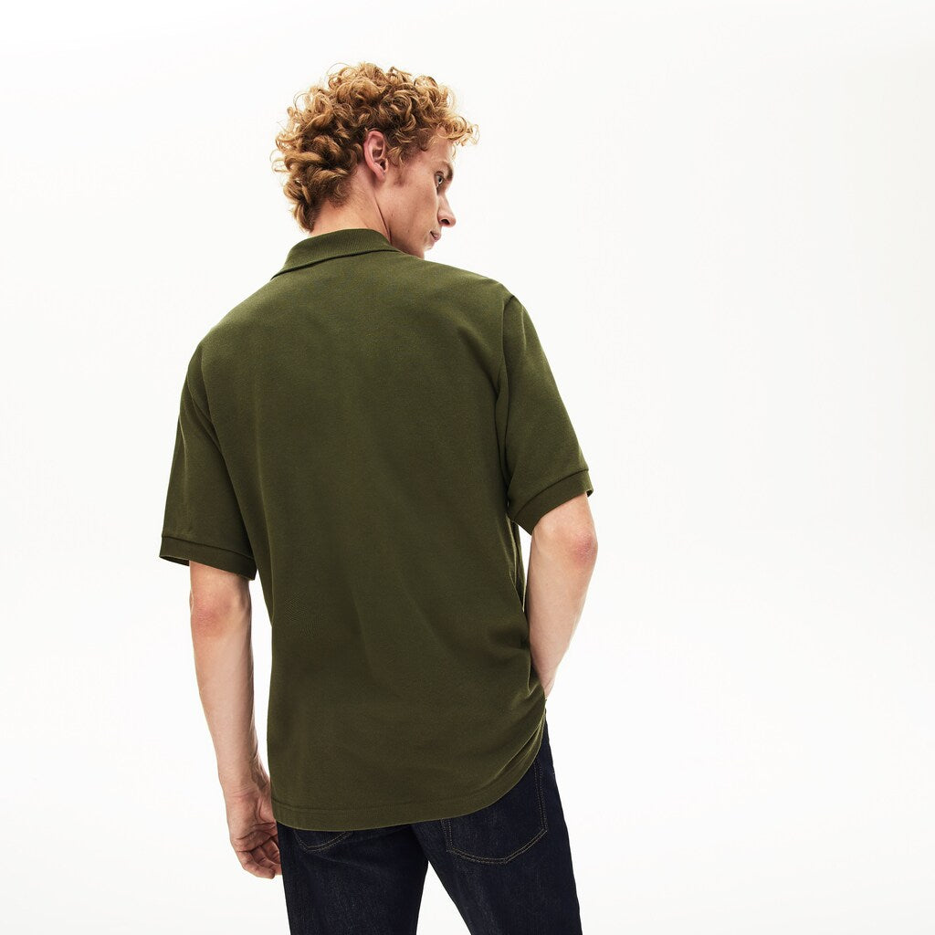 Men's L.12.12 Off-Center Stripe Cotton Piqué Polo / Lacoste