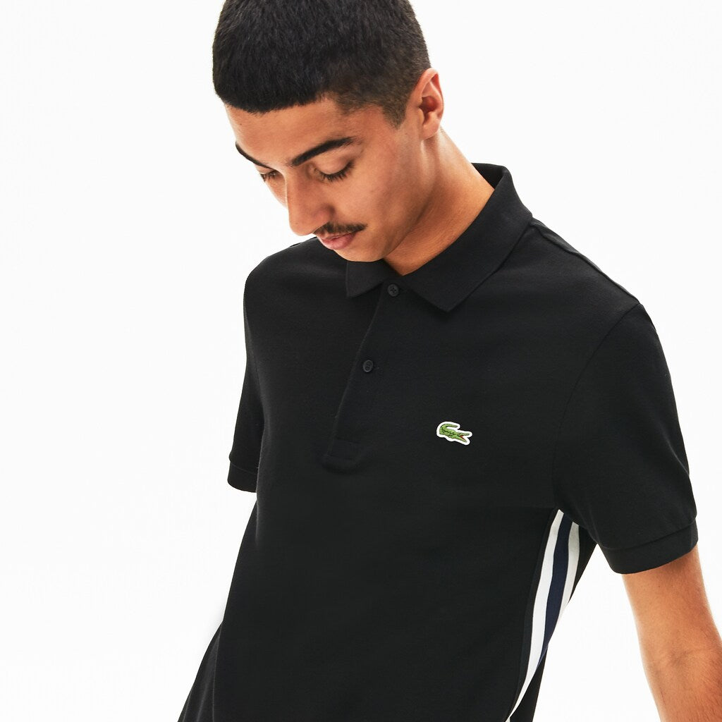 Men's Short Sleeve Side Stripe Pique Polo / Lacoste