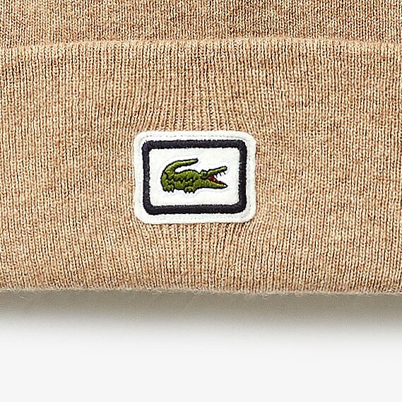 Men's Badge Thick Wool Blend Beanie / Lacoste