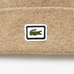 Men's Badge Thick Wool Blend Beanie / Lacoste