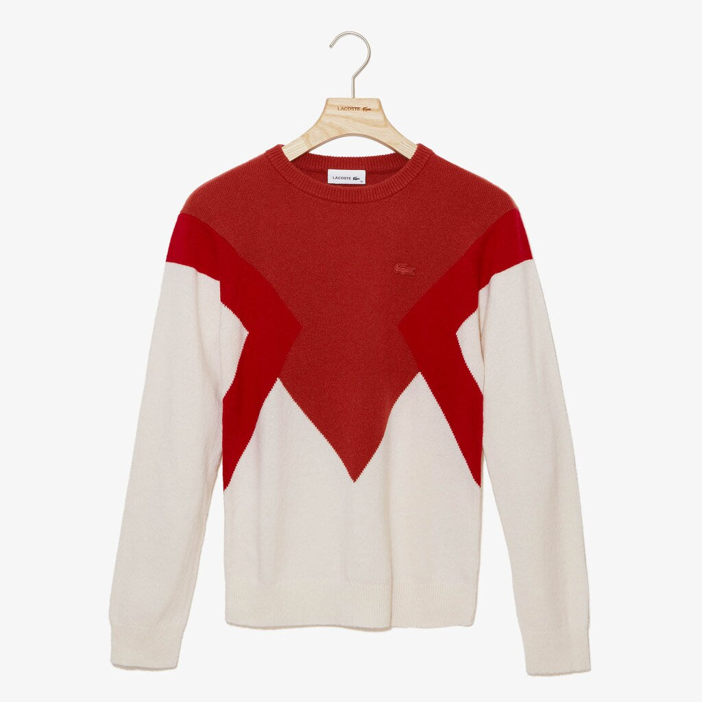 Women's Multi Color Design Sweater / Lacoste