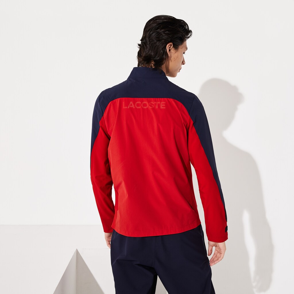 Men's SPORT Color-Blocked Lightweight Stretch Zip Jacket / Lacoste