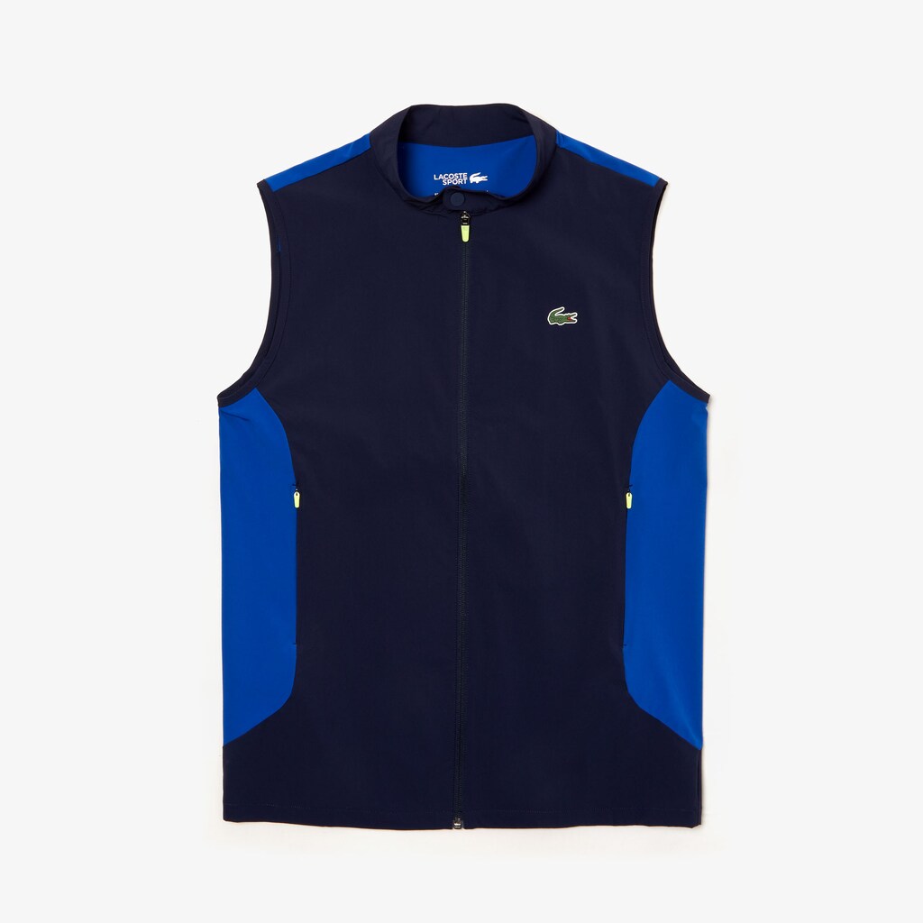 Men's SPORT Stretch Zip Golf Rain Vest / Lacoste