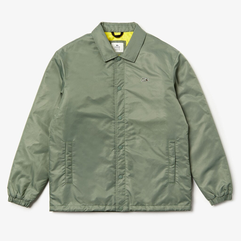Men's LIVE Buttoned Embroidered Coach Jacket / Lacoste
