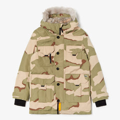 Unisex Lacoste LIVE Faux Fur Hooded Parka / Lacoste