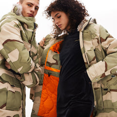 Unisex Lacoste LIVE Faux Fur Hooded Parka / Lacoste