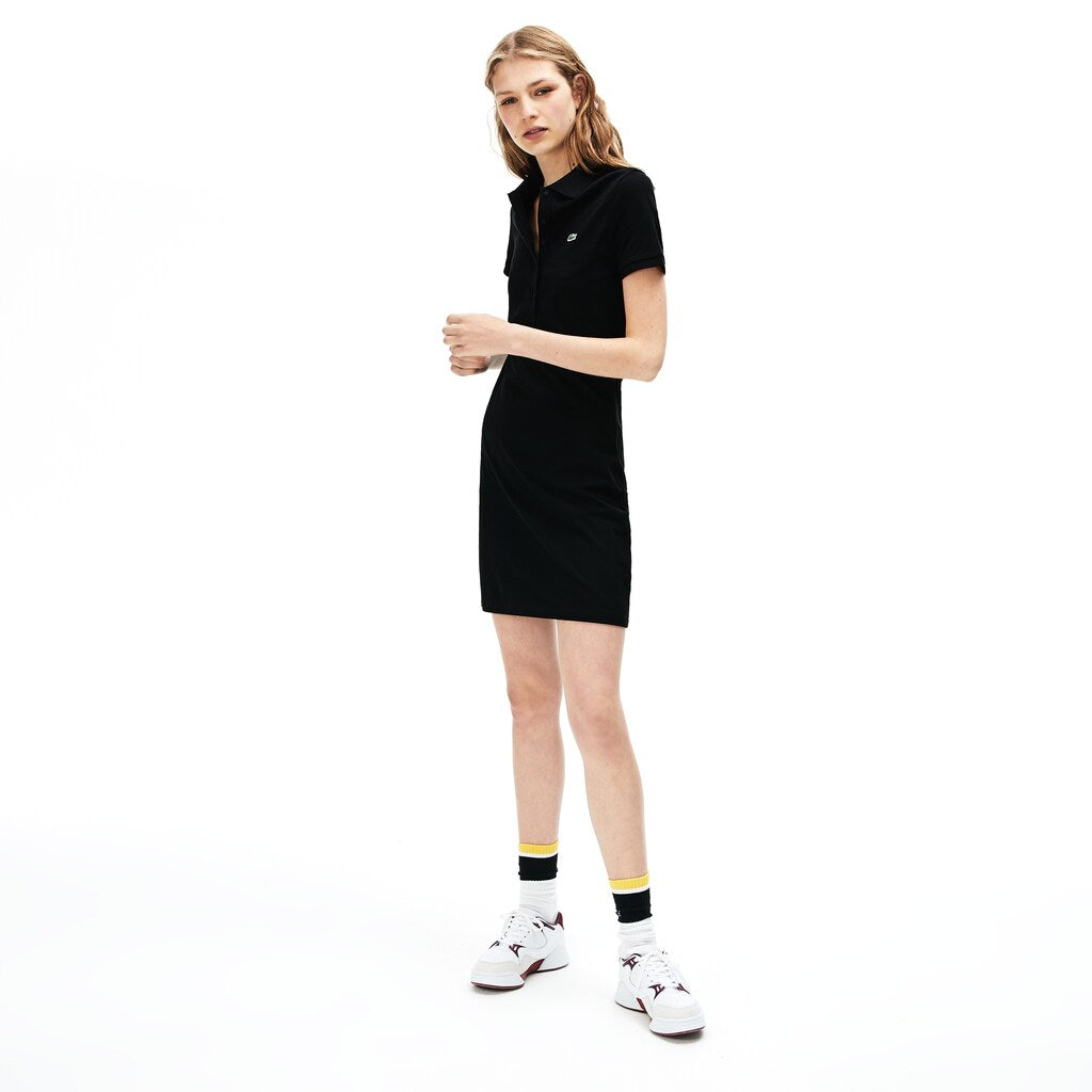 Women's Rainbow Script Collar Polo Dress / Lacoste