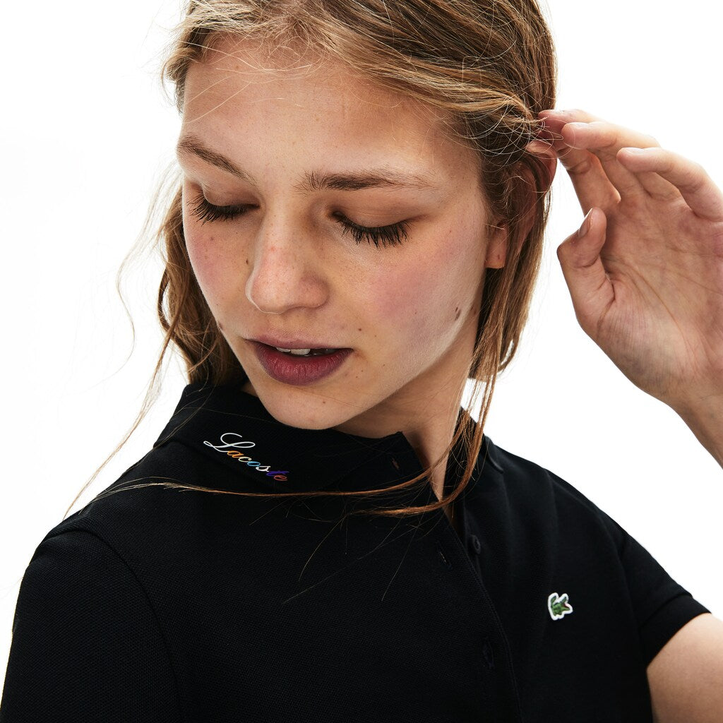 Women's Rainbow Script Collar Polo Dress / Lacoste