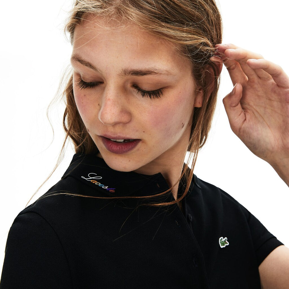Women's Rainbow Script Collar Polo Dress / Lacoste