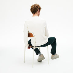 Men's Crewneck Texturized Cotton Sweater / Lacoste