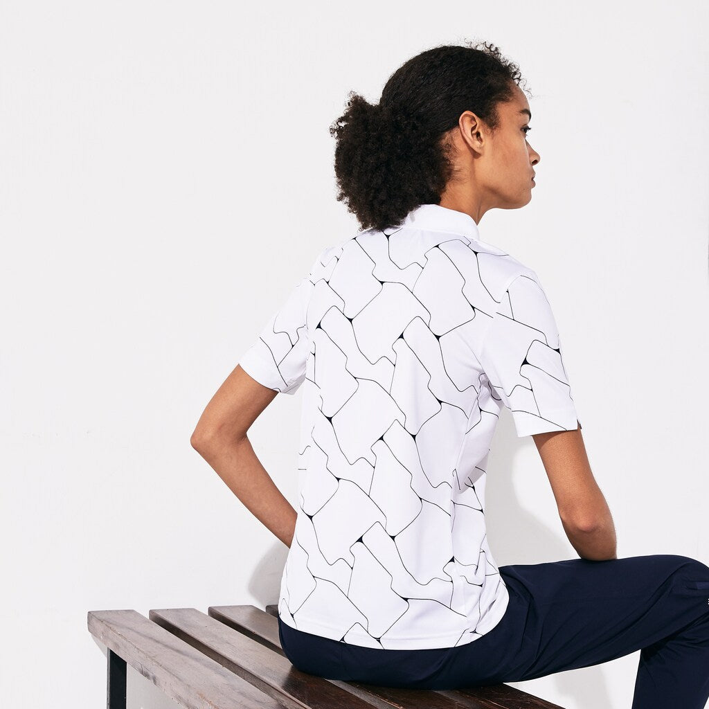 Women's SPORT Printed Stretch Jersey Golf Polo / Lacoste