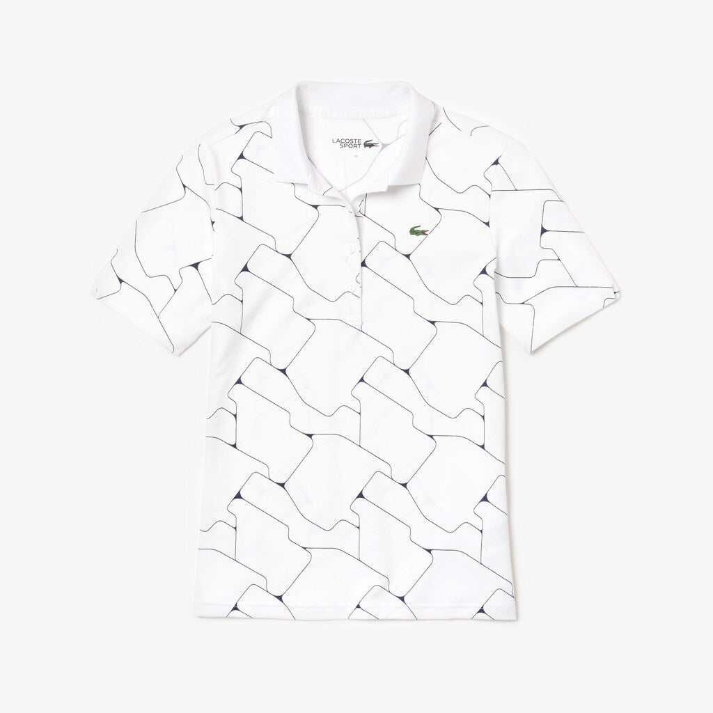 Women's SPORT Printed Stretch Jersey Golf Polo / Lacoste