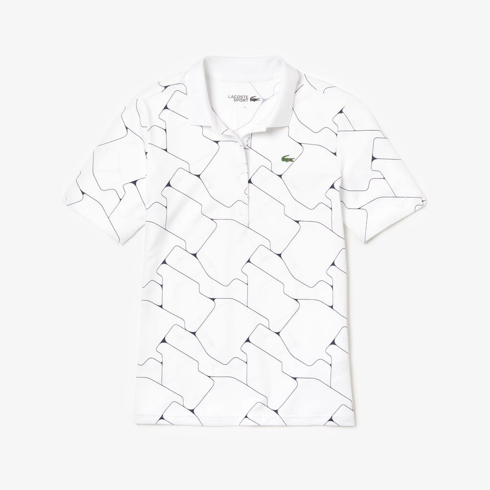 Women's SPORT Printed Stretch Jersey Golf Polo / Lacoste