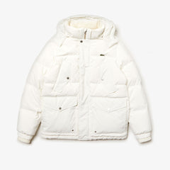 Men's Detachable Hood Water-Resistant Quilted Jacket / Lacoste